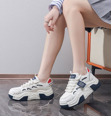 SH411 - Korean Thick Soled Chunky Shoes